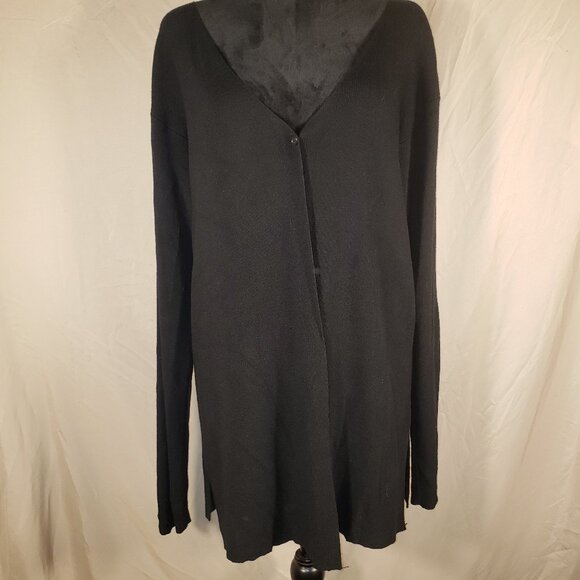 Victoria Lynn Sweaters - Victoria Lynn Black Cardigan, Size M